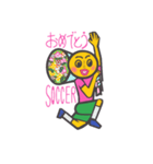 soccer egg boy（個別スタンプ：12）