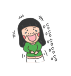 A chubby girl of daily life（個別スタンプ：6）