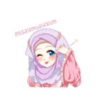 Hijab Princess (Muslim Kawaii Girl)（個別スタンプ：1）