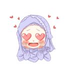 Hijab Princess (Muslim Kawaii Girl)（個別スタンプ：2）