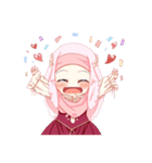 Hijab Princess (Muslim Kawaii Girl)（個別スタンプ：3）