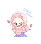 Hijab Princess (Muslim Kawaii Girl)（個別スタンプ：5）