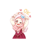 Hijab Princess (Muslim Kawaii Girl)（個別スタンプ：6）