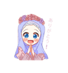 Hijab Princess (Muslim Kawaii Girl)（個別スタンプ：7）