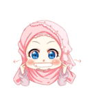 Hijab Princess (Muslim Kawaii Girl)（個別スタンプ：13）