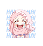 Hijab Princess (Muslim Kawaii Girl)（個別スタンプ：18）