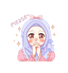 Hijab Princess (Muslim Kawaii Girl)（個別スタンプ：20）