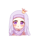 Hijab Princess (Muslim Kawaii Girl)（個別スタンプ：26）