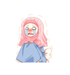 Hijab Princess (Muslim Kawaii Girl)（個別スタンプ：29）