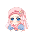 Hijab Princess (Muslim Kawaii Girl)（個別スタンプ：32）