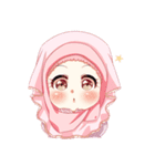 Hijab Princess (Muslim Kawaii Girl)（個別スタンプ：33）