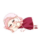 Hijab Princess (Muslim Kawaii Girl)（個別スタンプ：36）