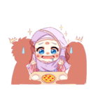 Hijab Princess (Muslim Kawaii Girl)（個別スタンプ：38）