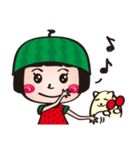 Lovely Watermelon girl（個別スタンプ：32）