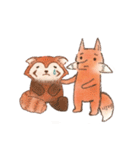 The little fox and his friends（個別スタンプ：10）