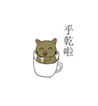 Cup shape cat（個別スタンプ：14）