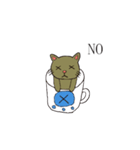 Cup shape cat（個別スタンプ：39）