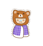 b.bear is happy（個別スタンプ：18）