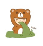 b.bear is happy（個別スタンプ：23）