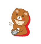 b.bear is happy（個別スタンプ：33）