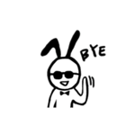 sunglass rabbit Mr.Sun (animation no.1)（個別スタンプ：4）