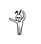 sunglass rabbit Mr.Sun (animation no.1)（個別スタンプ：5）