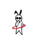 sunglass rabbit Mr.Sun (animation no.1)（個別スタンプ：6）