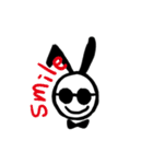 sunglass rabbit Mr.Sun (animation no.1)（個別スタンプ：19）