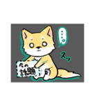 変な仔犬と謎の落書き（個別スタンプ：5）