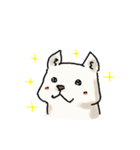 シロ柴犬（個別スタンプ：21）