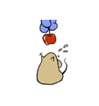Blue Cat and Cheese Rat # 2（個別スタンプ：25）