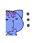 Blue Cat and Cheese Rat # 2（個別スタンプ：39）