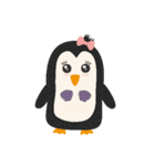 かわいいペンギン動物のステッカー（個別スタンプ：2）