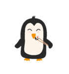 かわいいペンギン動物のステッカー（個別スタンプ：5）