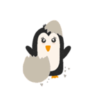 かわいいペンギン動物のステッカー（個別スタンプ：6）