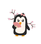 かわいいペンギン動物のステッカー（個別スタンプ：20）