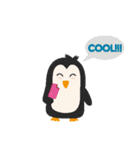 かわいいペンギン動物のステッカー（個別スタンプ：32）