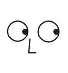 目と目（個別スタンプ：3）