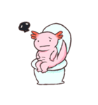ウーパールーパー 白あんくん（個別スタンプ：10）