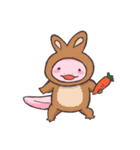 ウーパールーパー 白あんくん（個別スタンプ：18）