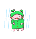ウーパールーパー 白あんくん（個別スタンプ：26）