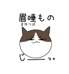 ネコとことわざ（個別スタンプ：25）
