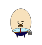 Dad life "Mustached egg"（個別スタンプ：11）