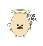 Dad life "Mustached egg"（個別スタンプ：38）