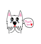Miluku the Westie（個別スタンプ：34）