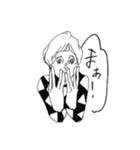 気のキツイ彼女と、僕。（個別スタンプ：9）