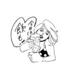 気のキツイ彼女と、僕。（個別スタンプ：40）