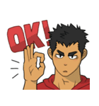 ハスキー男子（個別スタンプ：3）