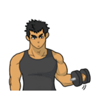 ハスキー男子（個別スタンプ：32）