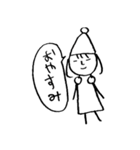 落書き少女（個別スタンプ：2）